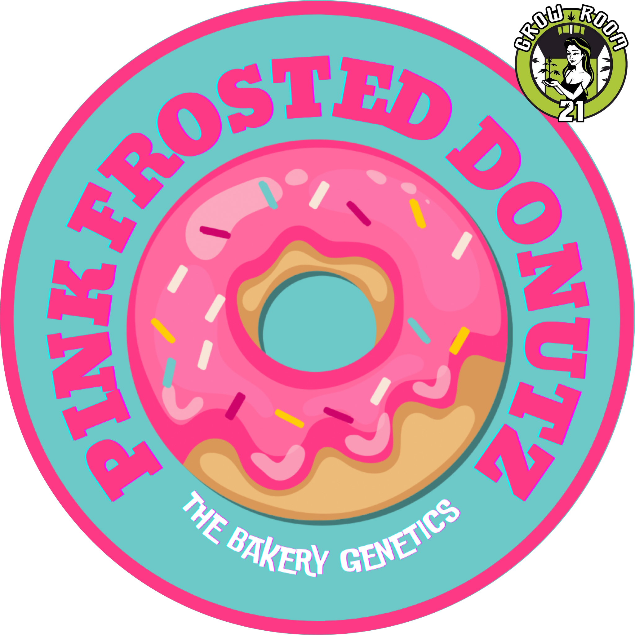 Bild von Pink Frosted Donutz