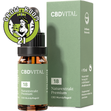 CBD VITAL - Hanfextrakt PREMIUM Hanföl mit CBD 18% 10ml