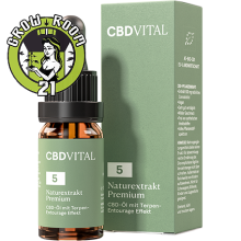 CBD VITAL - Hanfextrakt PREMIUM Hanföl mit CBD 5% 10ml