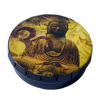 Aufbewahrung - Dose - "Buddah" - Klick-Klack - 5,5cm