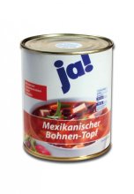 Versteckdose Bohnentopf 800g "JA!"