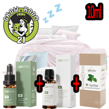 CBD VITAL - "Dream Team Schlaf 18% Single" - Set