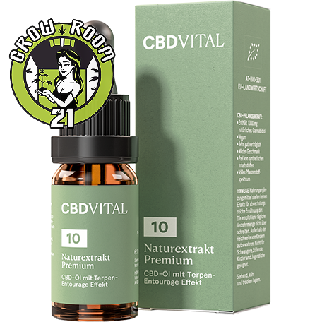 CBD VITAL - Hanfextrakt PREMIUM Hanföl mit CBD 10% 10ml